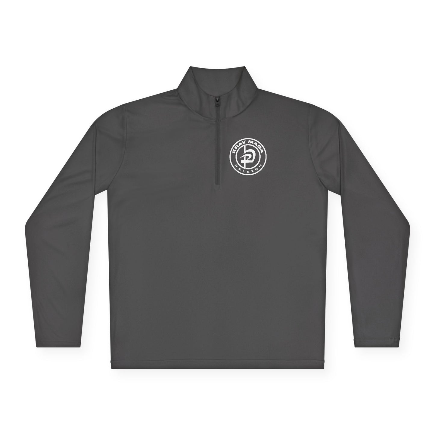 Unisex Quarter-Zip Patch Logo Pullover