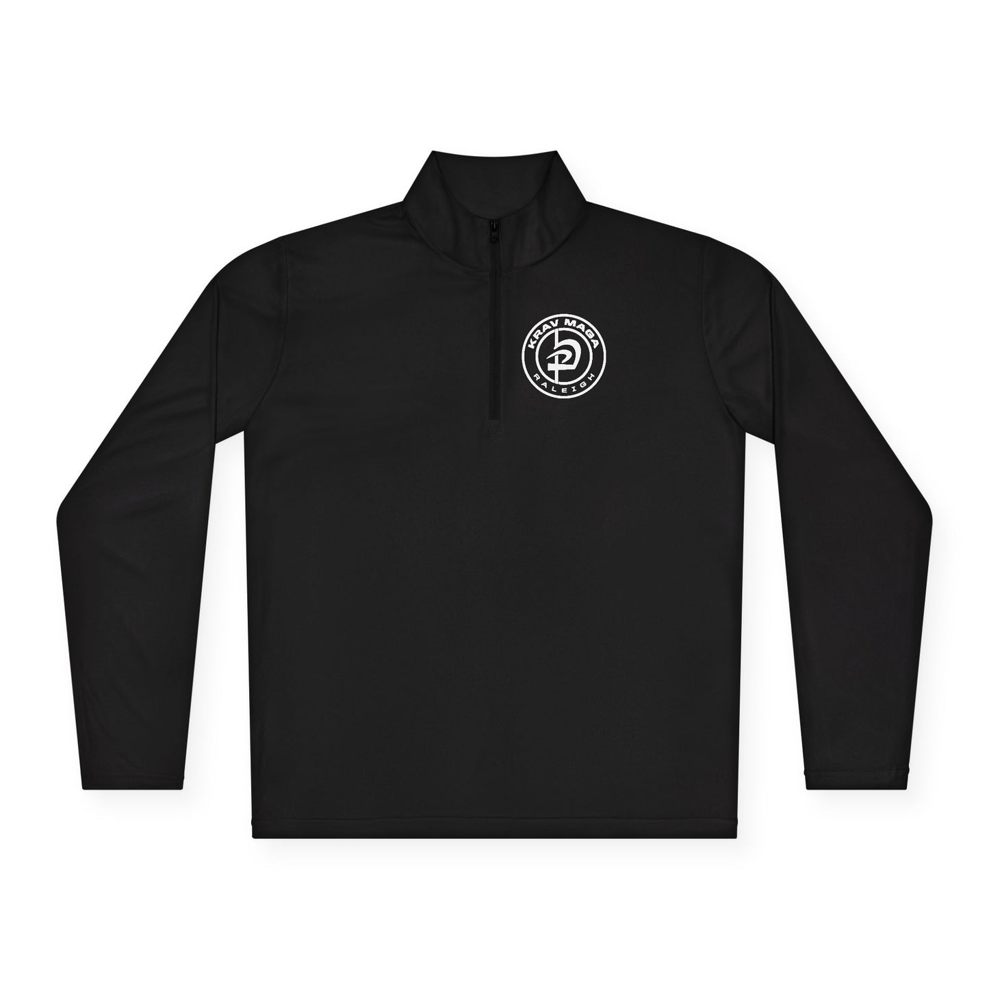 Unisex Quarter-Zip Patch Logo Pullover