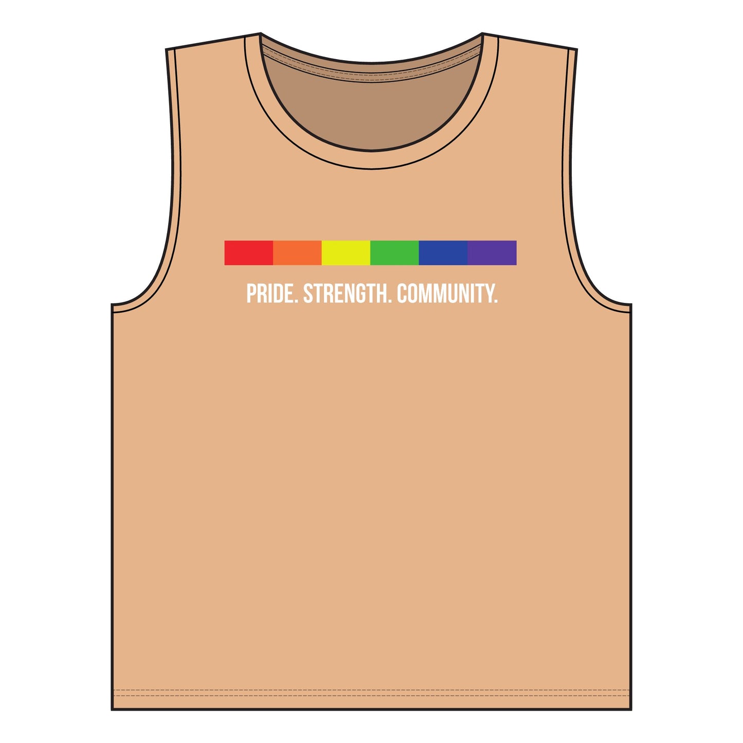 Women's Pride Jersey Muscle Tank