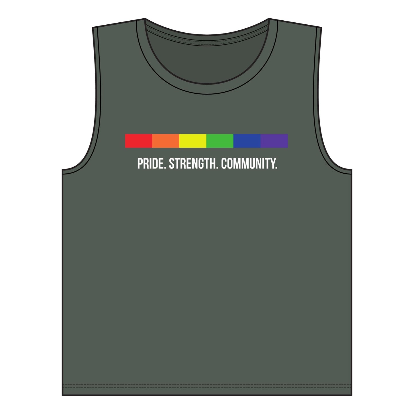 Women's Pride Jersey Muscle Tank