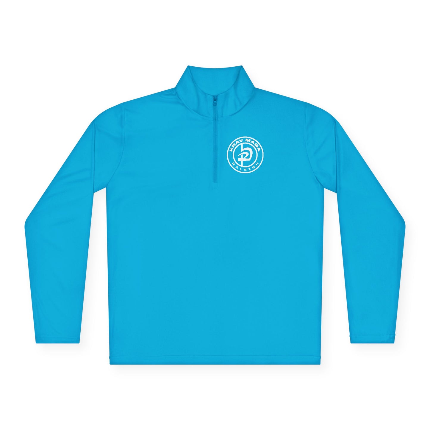 Unisex Quarter-Zip Patch Logo Pullover