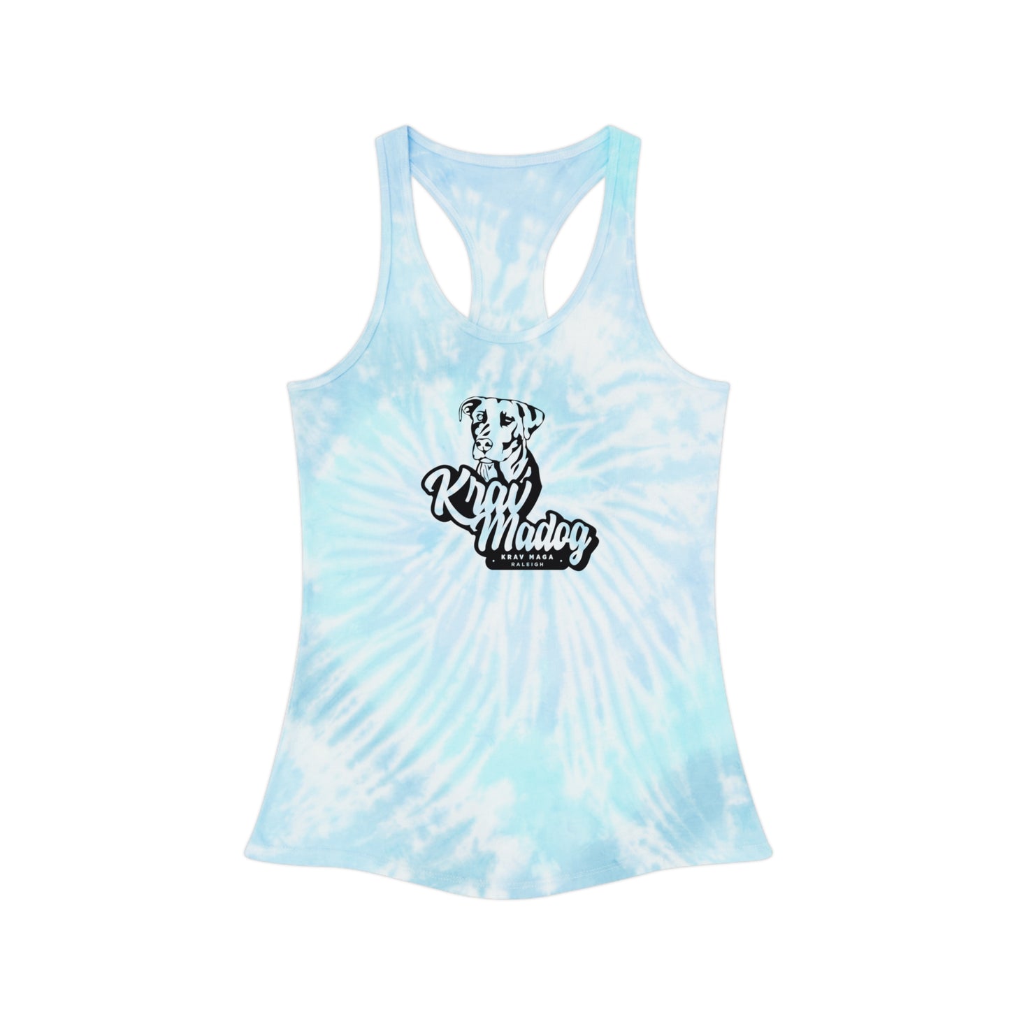 Women's KravMaDog Tie Dye Racerback Tank Top