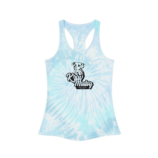 Women's KravMaDog Tie Dye Racerback Tank Top