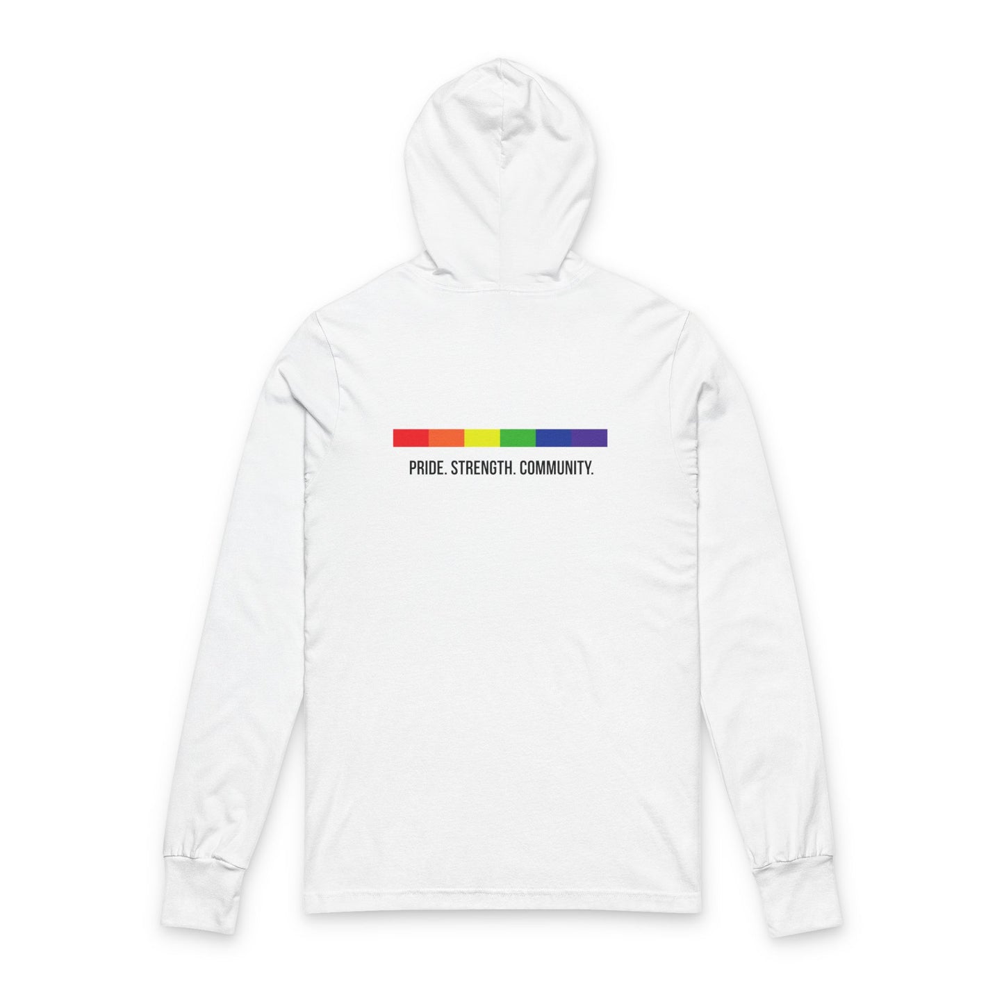 Unisex Pride Hooded Long Sleeve Tee