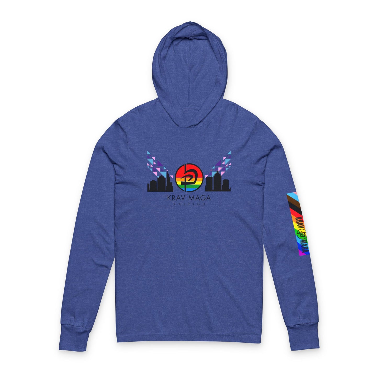 Unisex Pride Mural Hooded Long Sleeve Tee