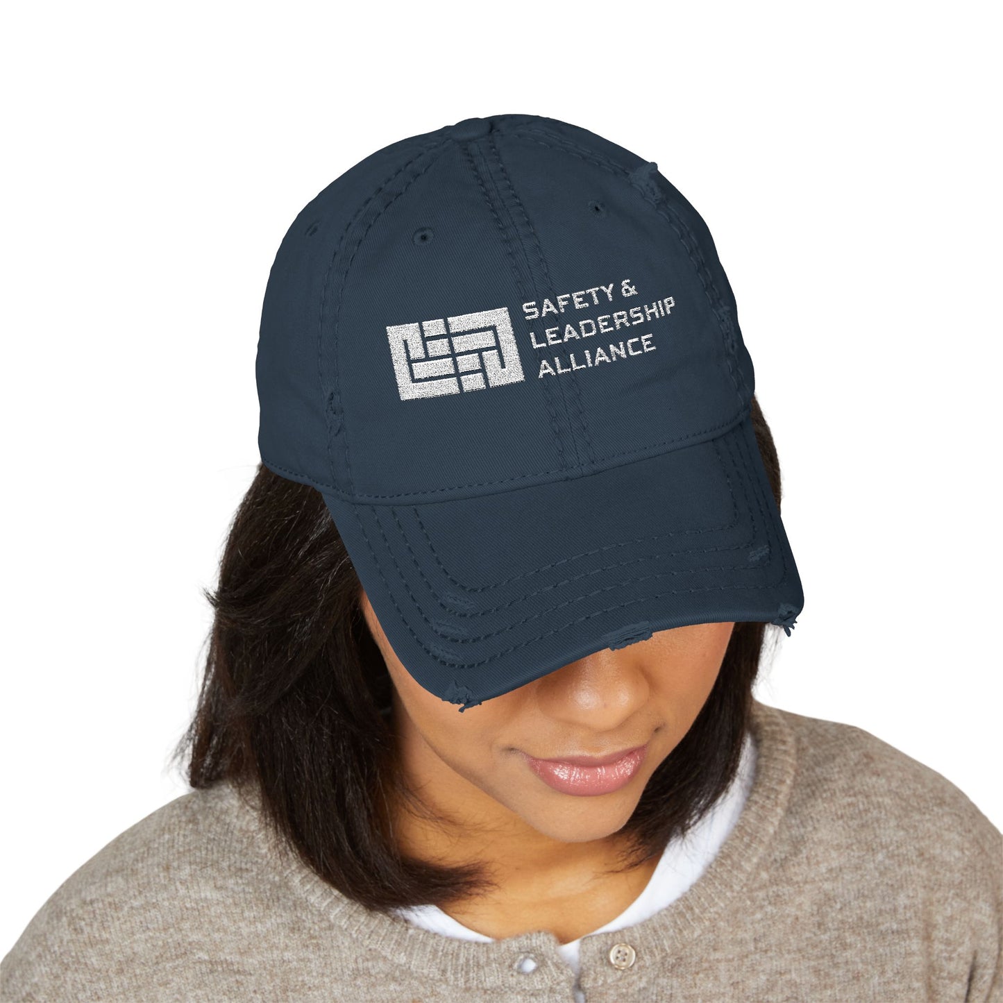 SLA Distressed Hat (Embroidery)