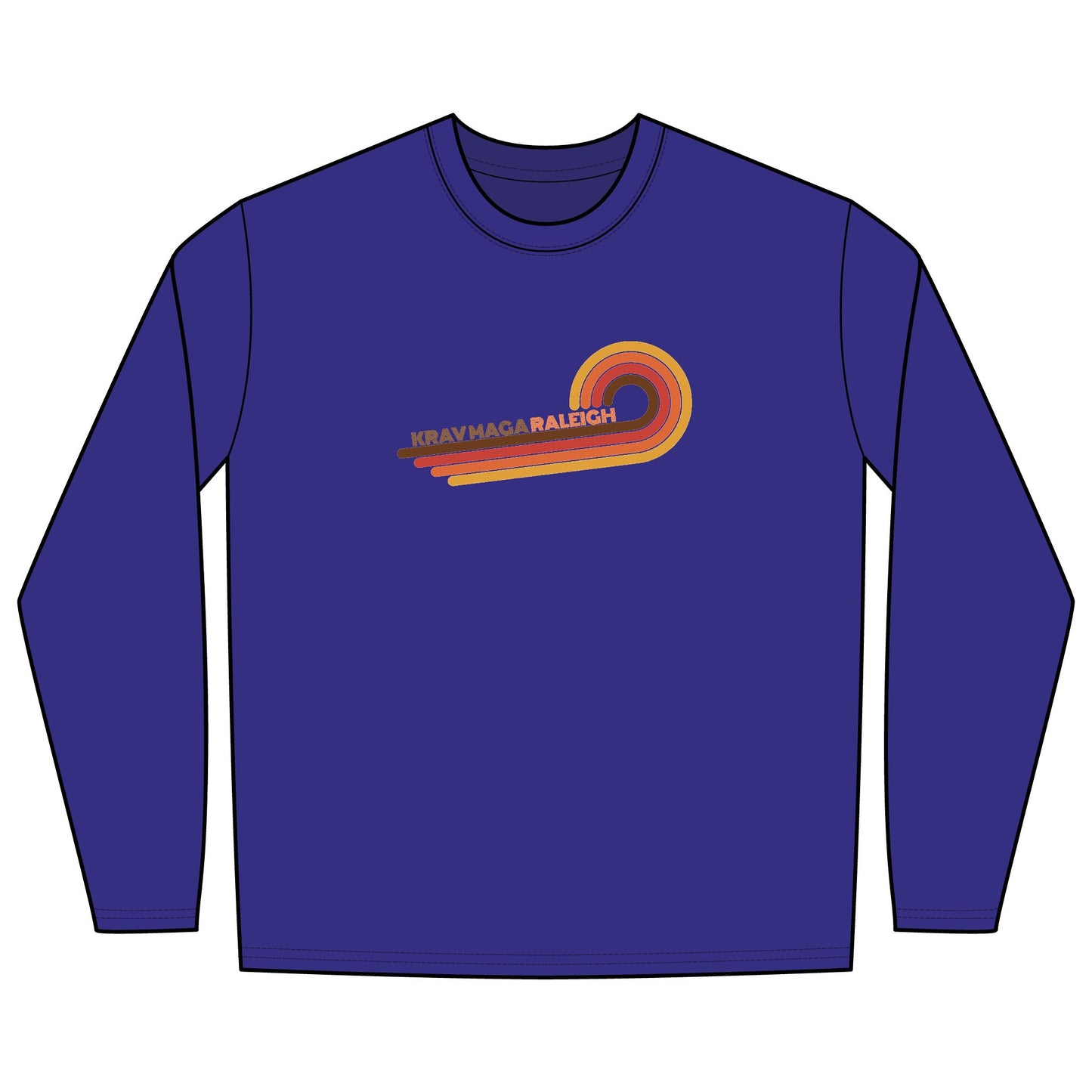 70s Swirl Long Sleeve Rashguard Tee