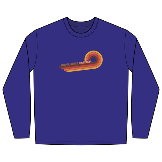 70s Swirl Long Sleeve Rashguard Tee