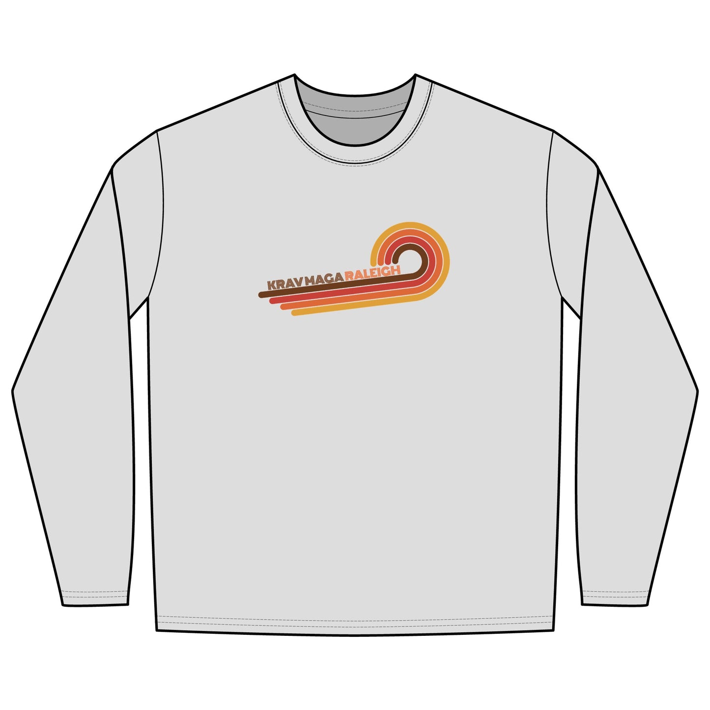 70s Swirl Long Sleeve Rashguard Tee