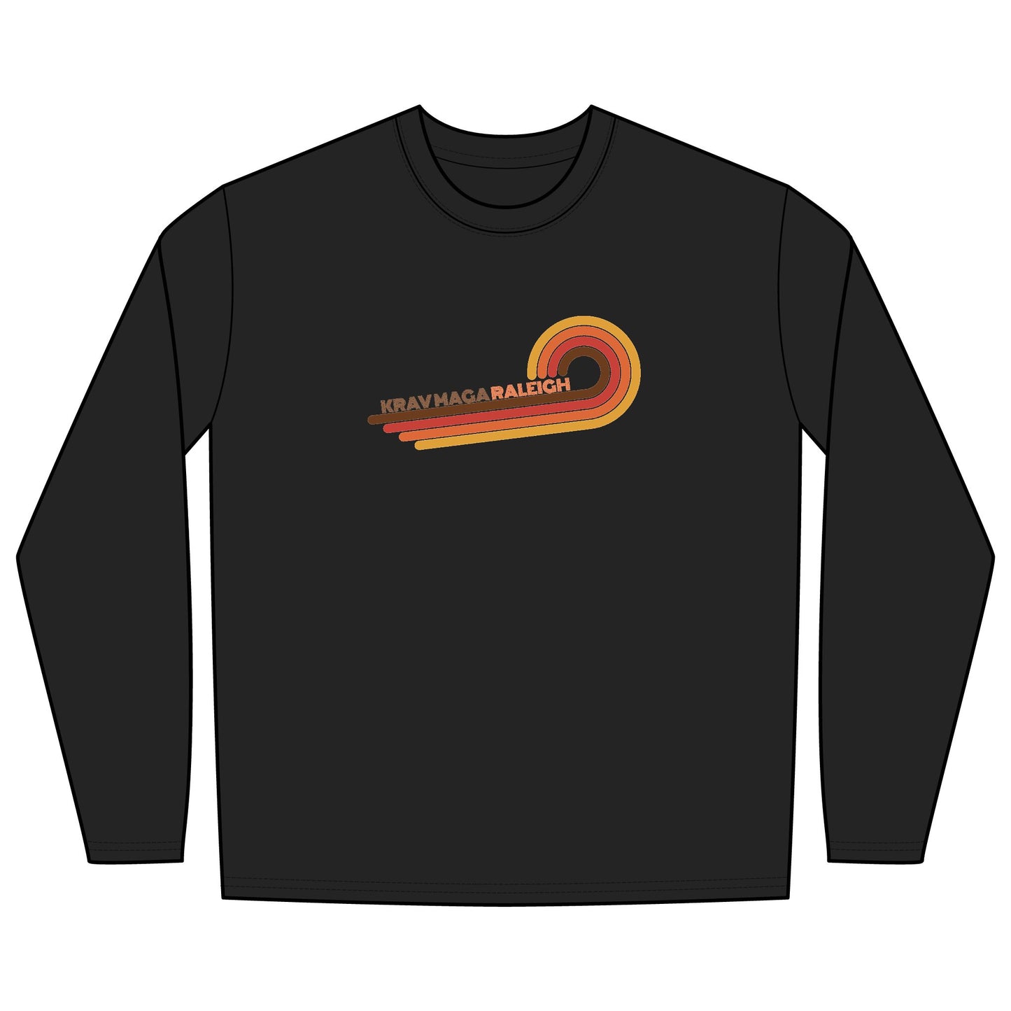 70s Swirl Long Sleeve Rashguard Tee