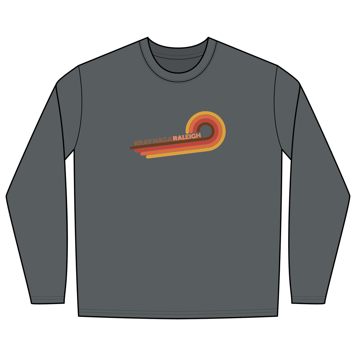 70s Swirl Long Sleeve Rashguard Tee