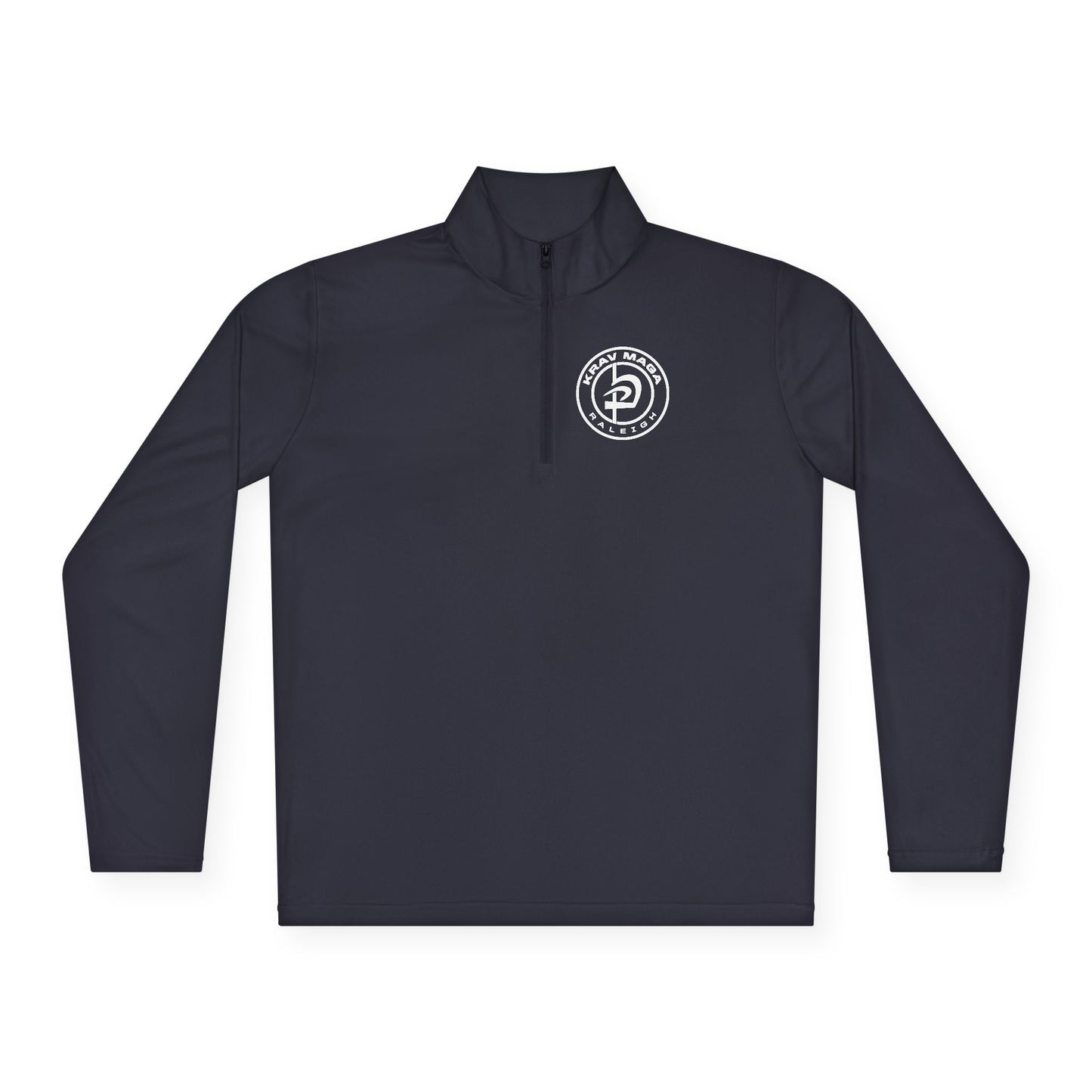 Unisex Quarter-Zip Patch Logo Pullover