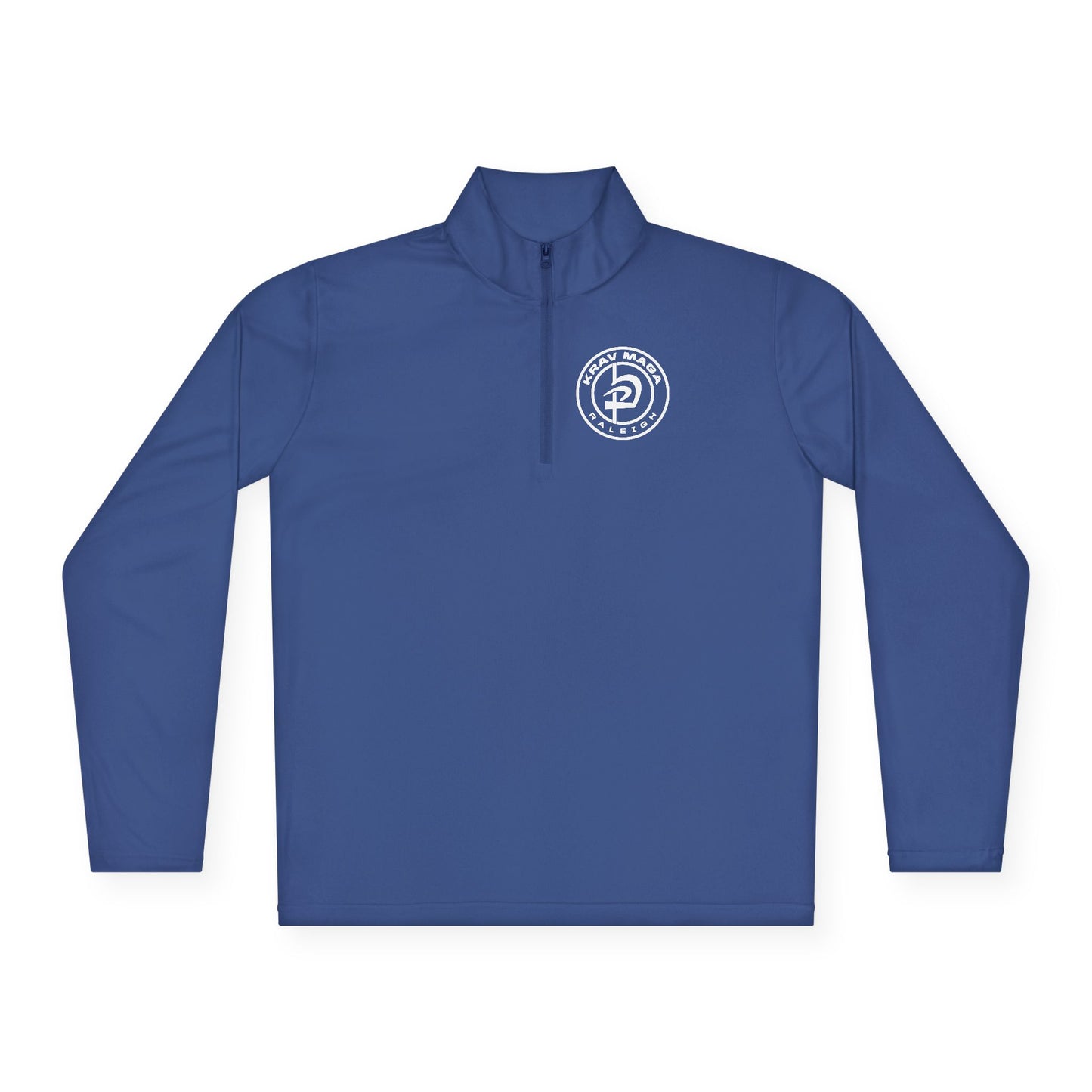 Unisex Quarter-Zip Patch Logo Pullover