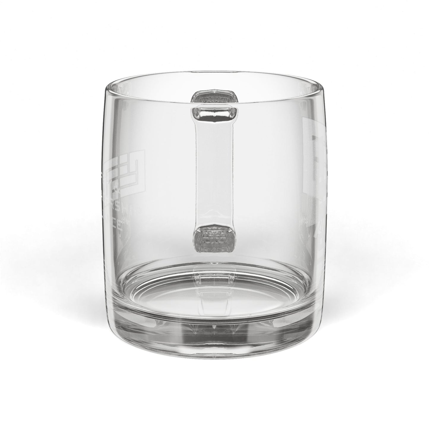 SLA Glass Coffee Mug, 12.25oz Engraved