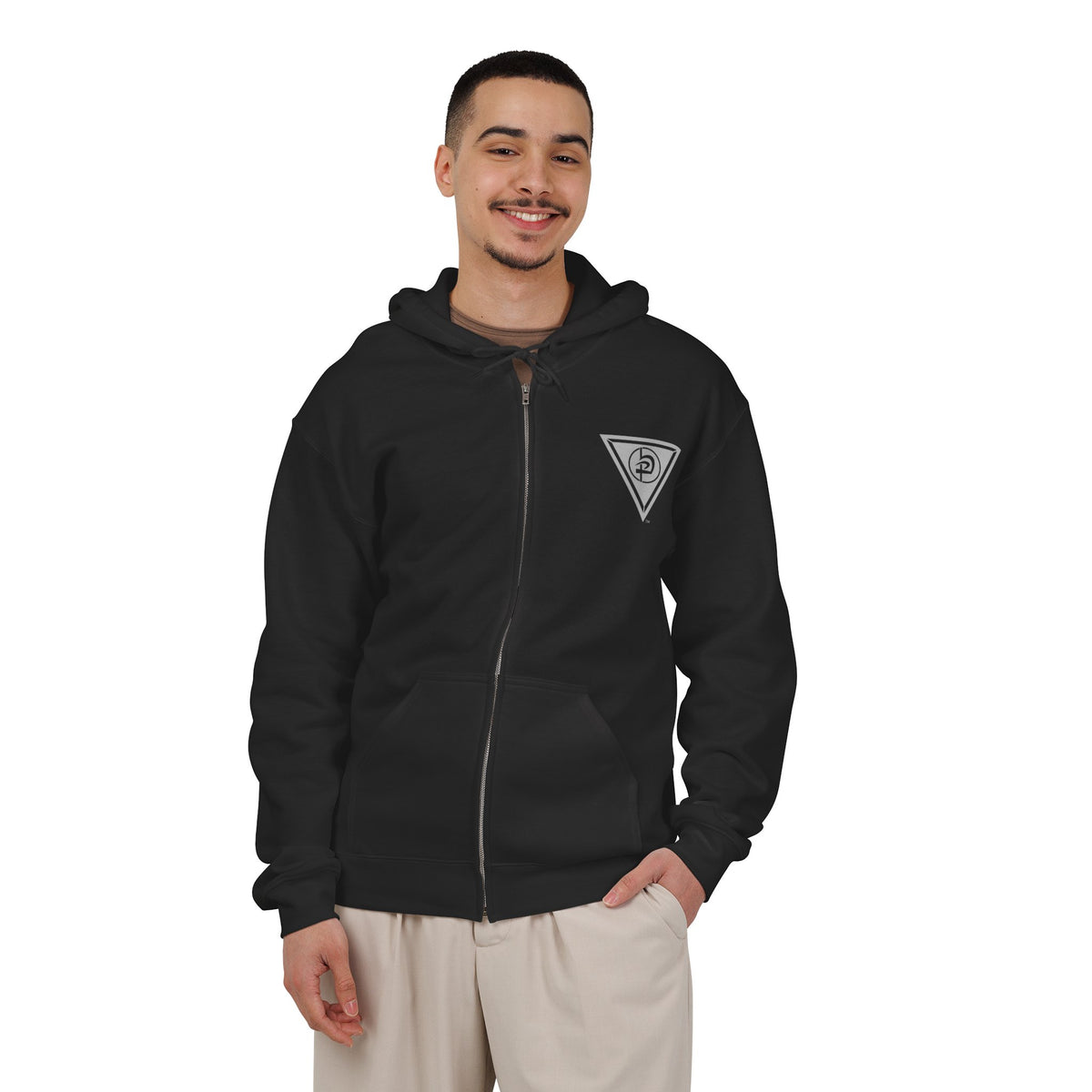 Unisex Heavy Blend™ Full Zip KMR Beach Hooded Sweatshirt