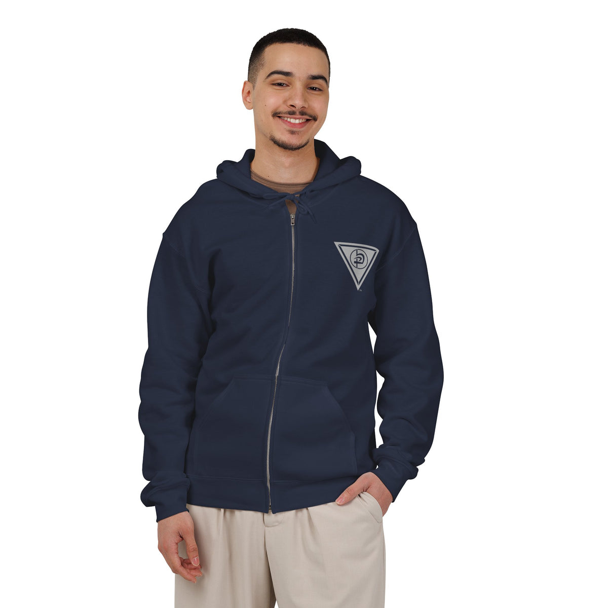 Unisex Heavy Blend™ Full Zip KMR Beach Hooded Sweatshirt