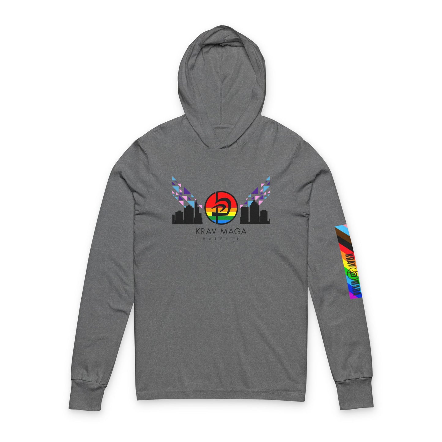 Unisex Pride Mural Hooded Long Sleeve Tee