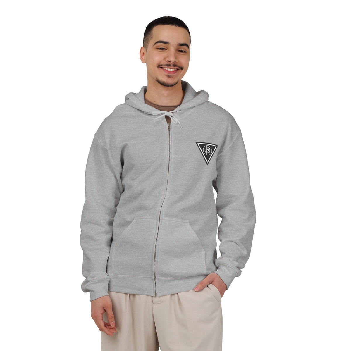 Unisex Heavy Blend™ Full Zip KMR Beach Hooded Sweatshirt