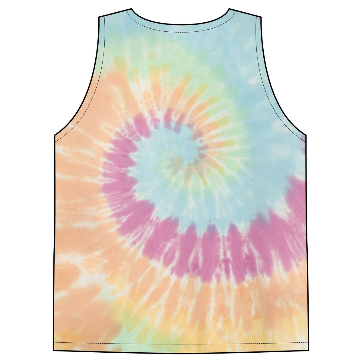 Unisex Krav MaDog Tie-Dye Tank Top